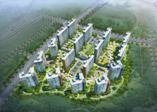 파주운정신도시 중흥S-클래스 조감도. <중흥건설 제공>